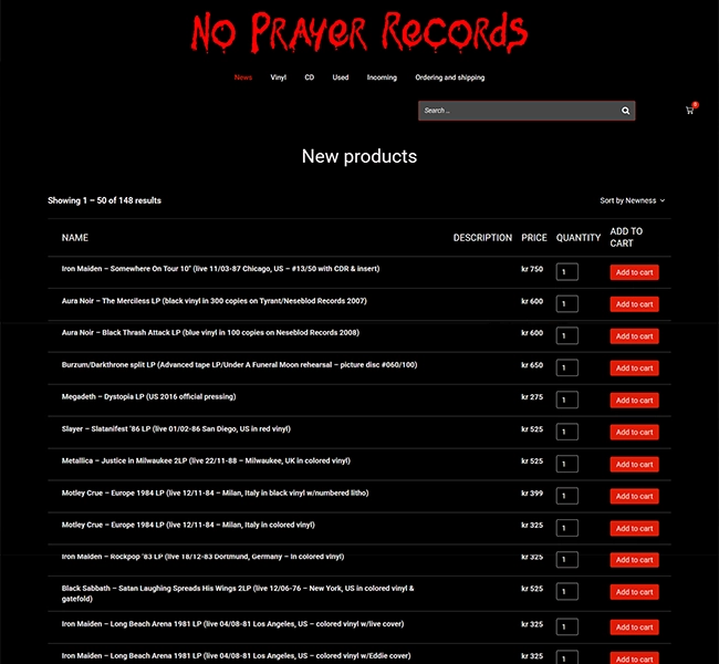 noprayer records